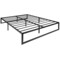 Merrick Lane Varallo 14 Inch Steel Bed Frame With Steel Slat Support For Any Mattress (No Box Spring Required)